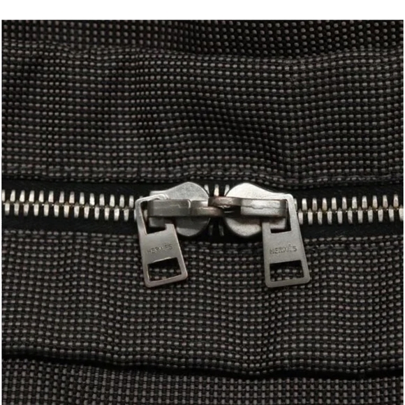 NWT Hermes Black Gray Tote Elegant and Durable GORGEOUS BAG - Picture 11 of 16